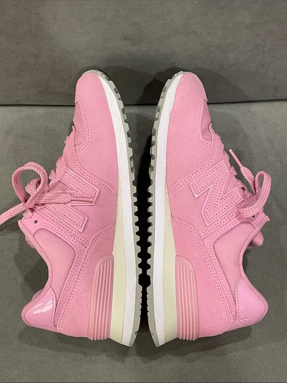 New Balance 574 Pink Sneakers Women’s 7.5 Encap Athletic Trainers Running Shoes